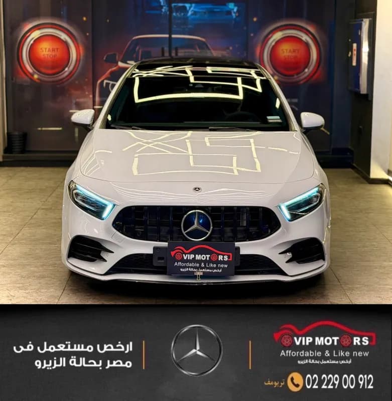 مرسيدس بنز A200 2019 اي ام جي أبيض أوتوماتيك — مستعملة