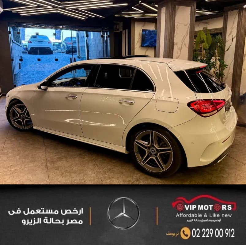 مرسيدس بنز A200 2019 اي ام جي أبيض أوتوماتيك — مستعملة