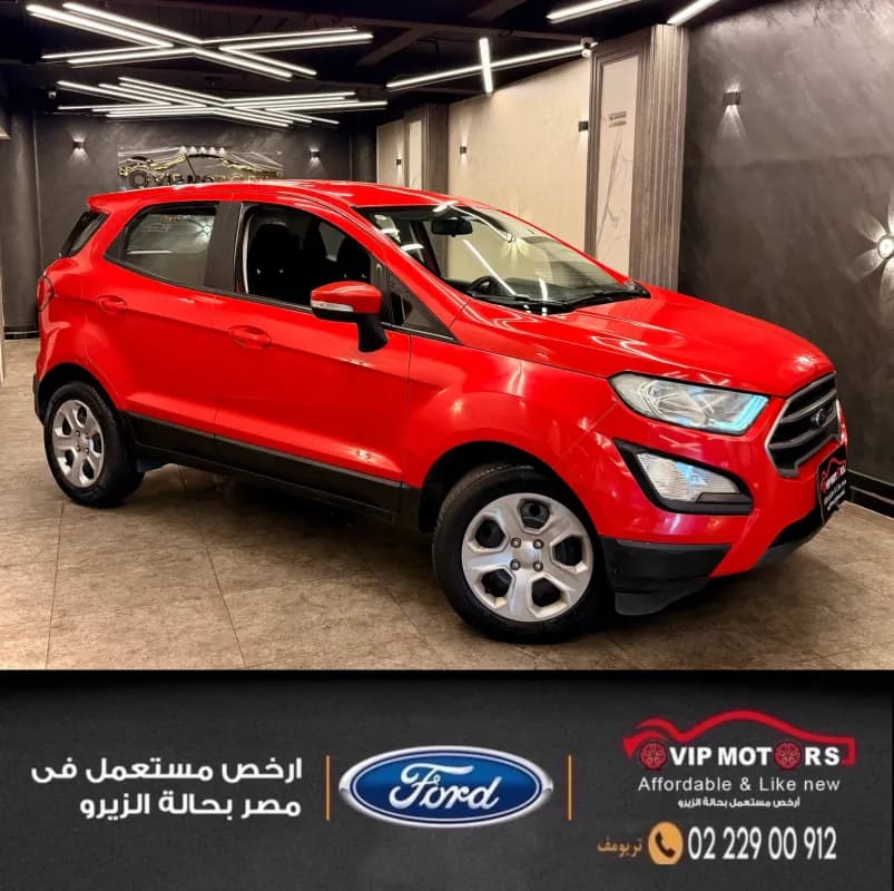 فورد ايكو سبورت 2019 تريند أحمر أوتوماتيك — مستعملة