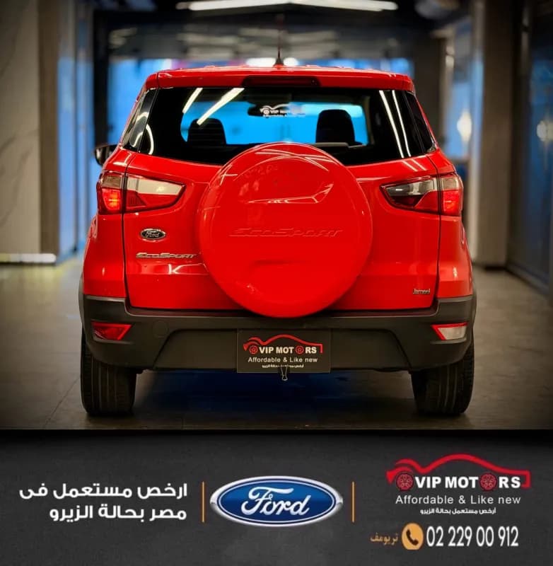 فورد ايكو سبورت 2019 تريند أحمر أوتوماتيك — مستعملة