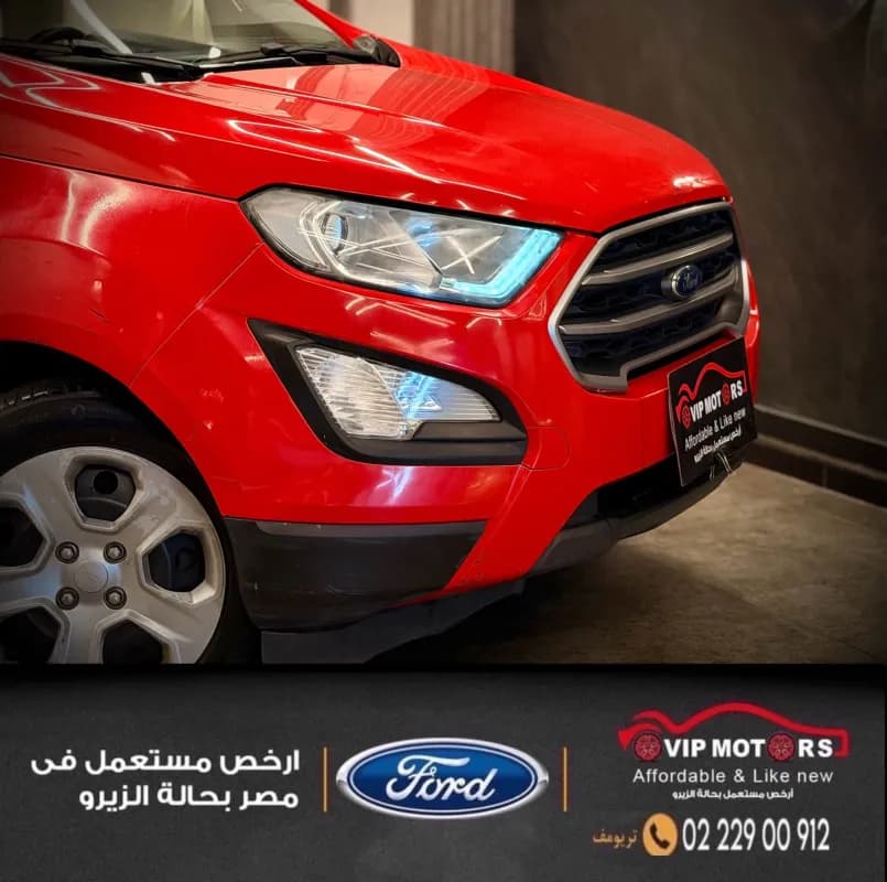 فورد ايكو سبورت 2019 تريند أحمر أوتوماتيك — مستعملة