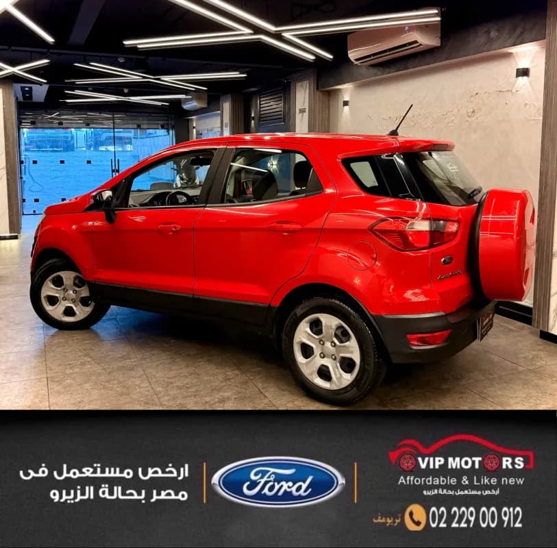 فورد ايكو سبورت 2019 تريند أحمر أوتوماتيك — مستعملة