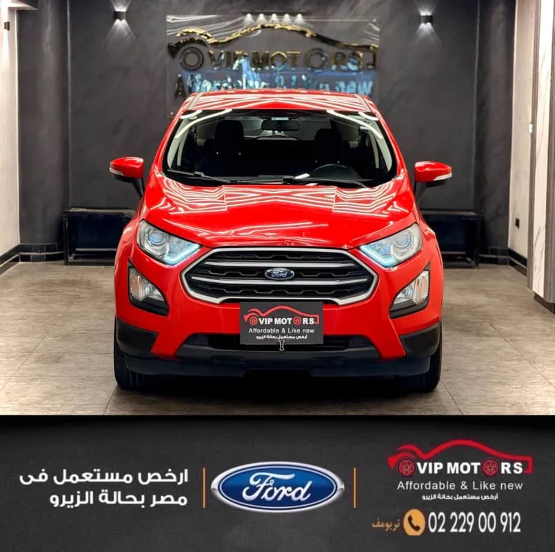 فورد ايكو سبورت 2019 تريند أحمر أوتوماتيك — مستعملة