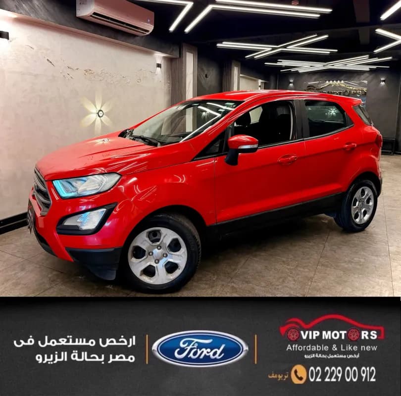 فورد ايكو سبورت 2019 تريند أحمر أوتوماتيك — مستعملة