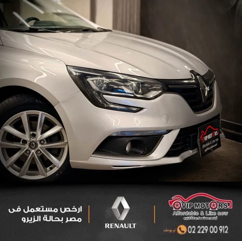 رينو ميجان 2018 سيجنتشراس ار أسود أوتوماتيك — مستعملة