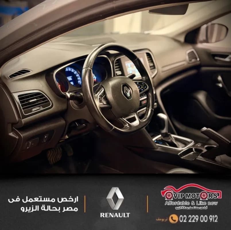 رينو ميجان 2018 سيجنتشراس ار أسود أوتوماتيك — مستعملة