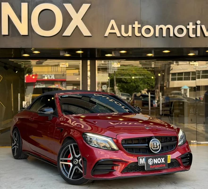 مرسيدس بنز C200 2019 ايه ام جي أحمر أوتوماتيك — مستعملة