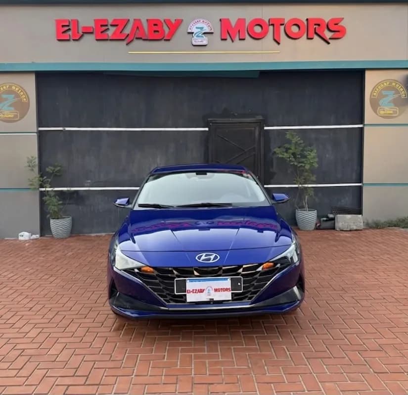 Hyundai Avante 2021 Top-line Premium Blue Automatic — Used