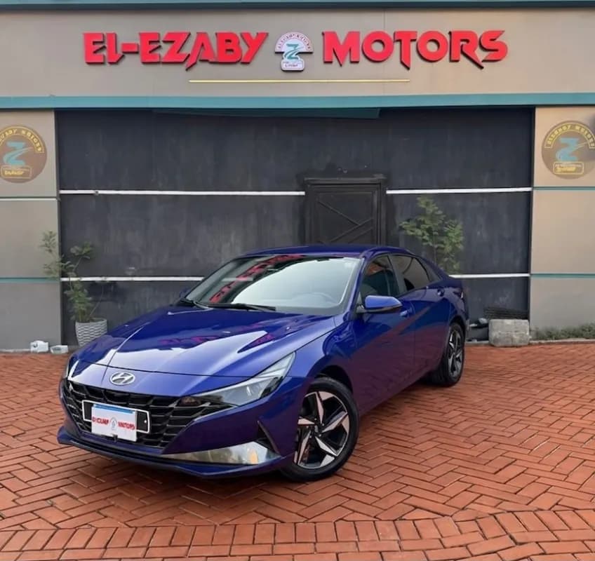 Hyundai Avante 2021 Top-line Premium Blue Automatic — Used