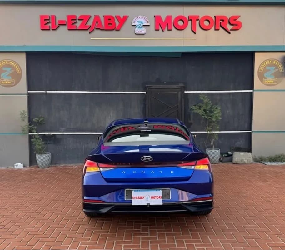Hyundai Avante 2021 Top-line Premium Blue Automatic — Used