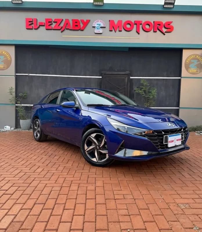 Hyundai Avante 2021 Top-line Premium Blue Automatic — Used