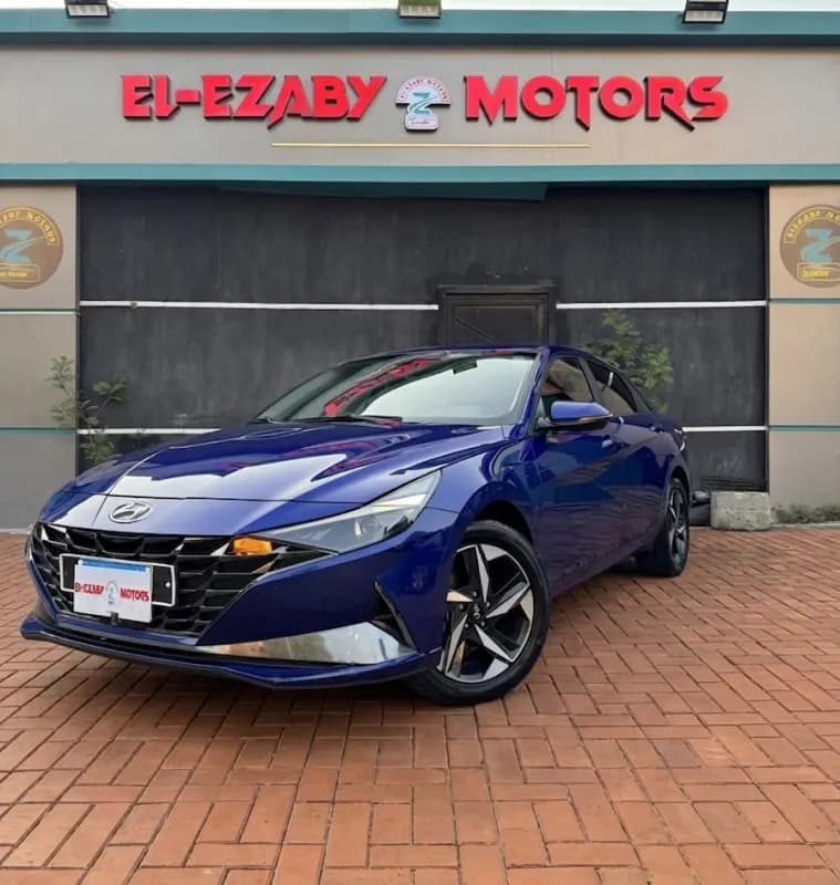 Hyundai Avante 2021 Top-line Premium Blue Automatic — Used