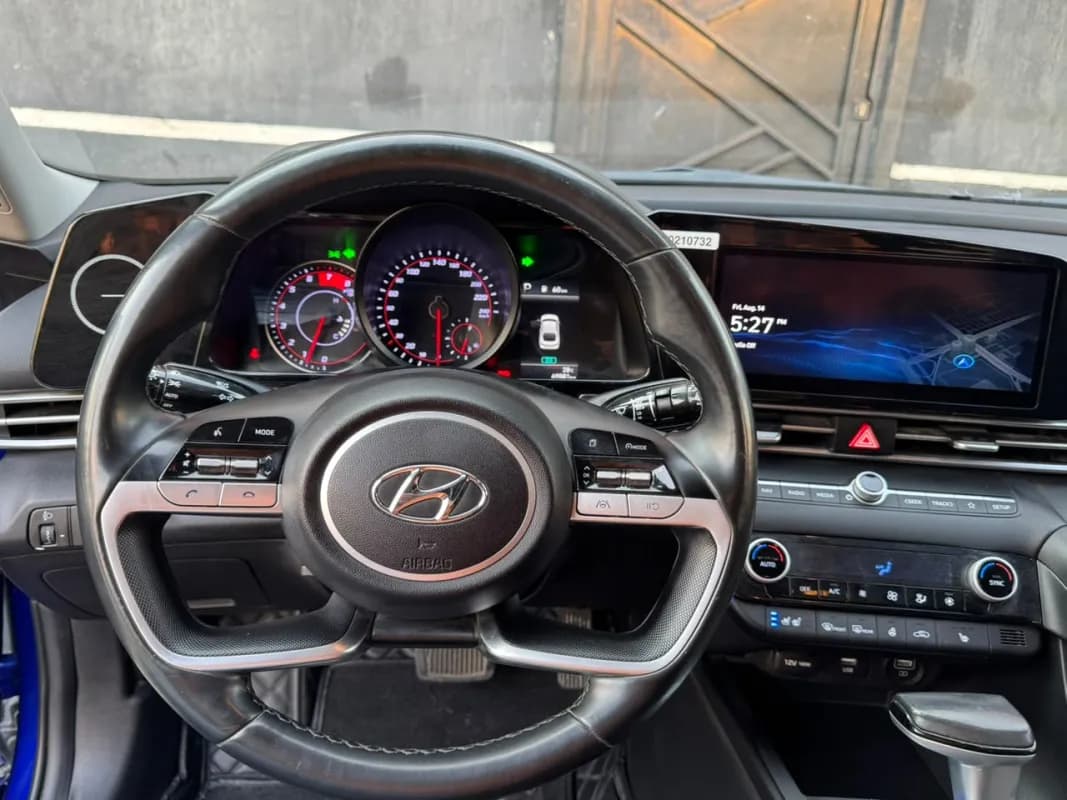 Hyundai Avante 2021 Top-line Premium Blue Automatic — Used