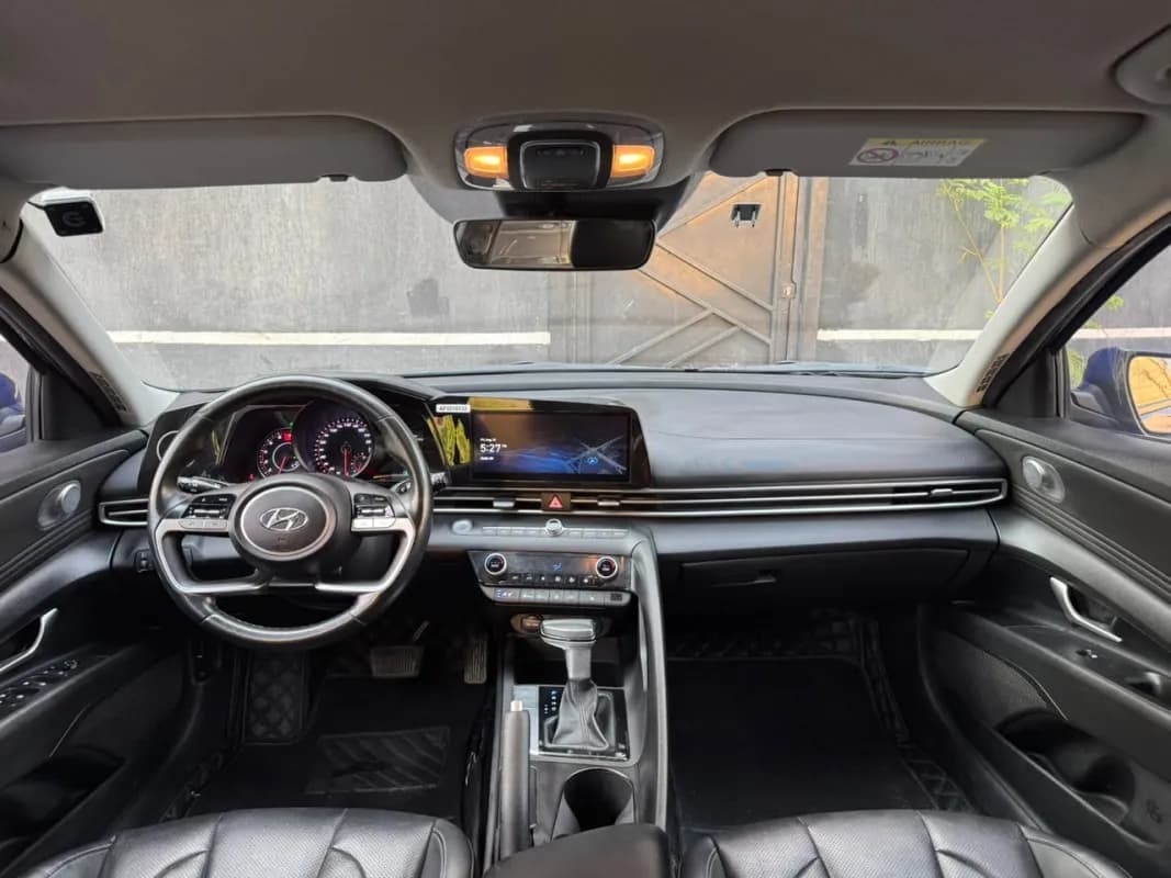 Hyundai Avante 2021 Top-line Premium Blue Automatic — Used