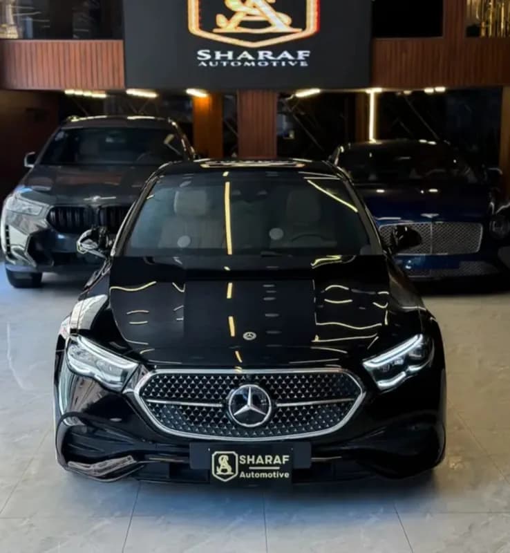 مرسيدس بنز E200 2026 ايه ام جي أسود أوتوماتيك — جديدة