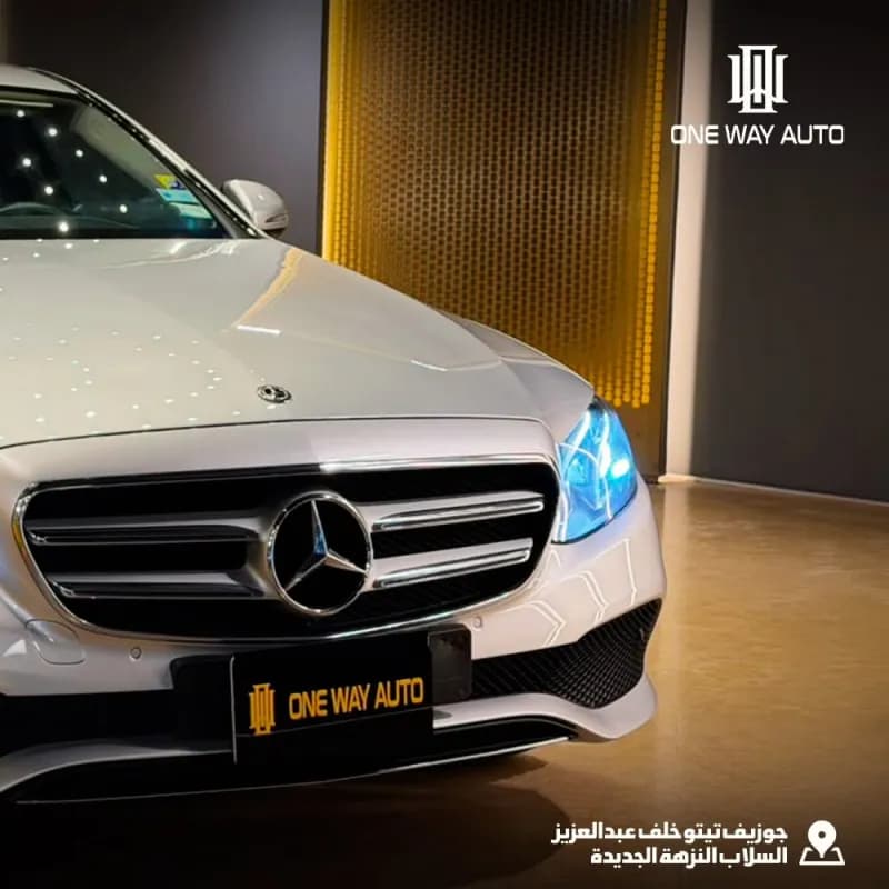 مرسيدس بنز E180 2019 ايكسكلوسيف فضي أوتوماتيك — مستعملة
