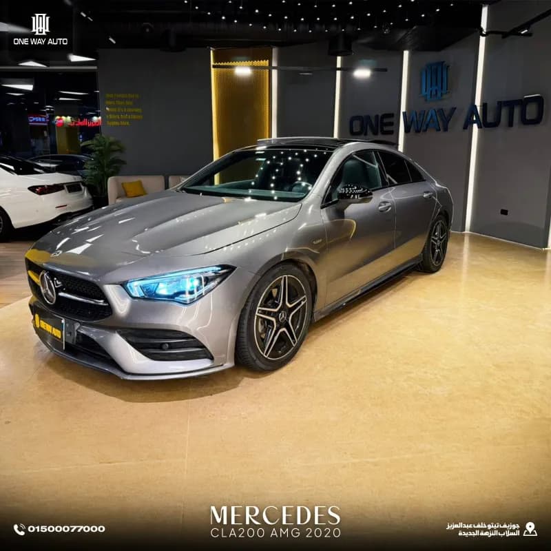 Mercedes-Benz CLA 200 2021 AMG Gray Automatic — Used
