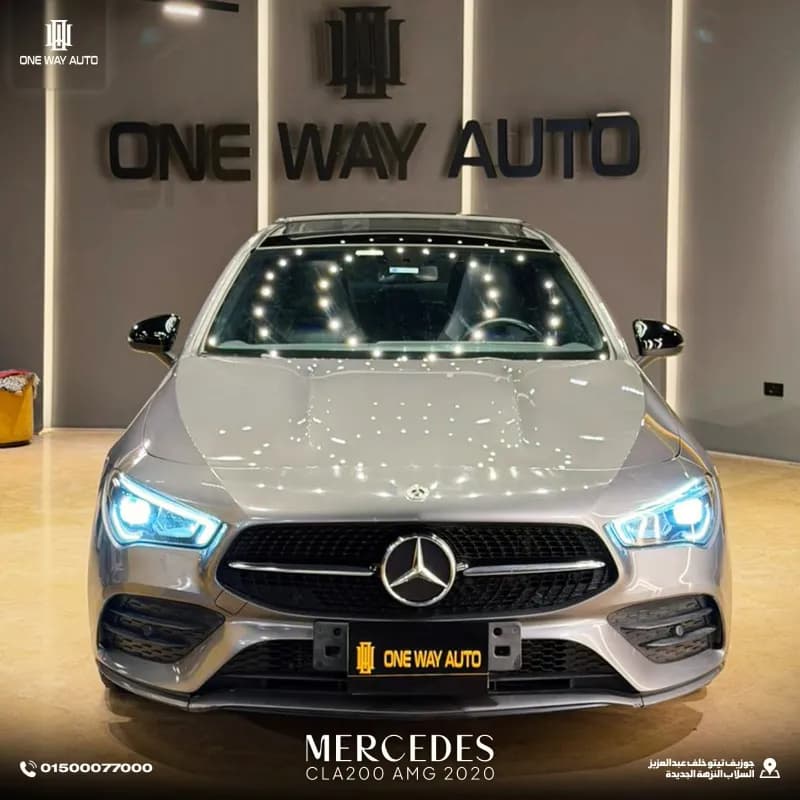 Mercedes-Benz CLA 200 2021 AMG Gray Automatic — Used