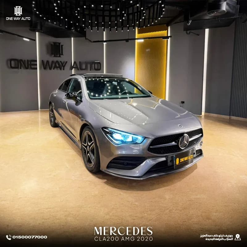 Mercedes-Benz CLA 200 2021 AMG Gray Automatic — Used