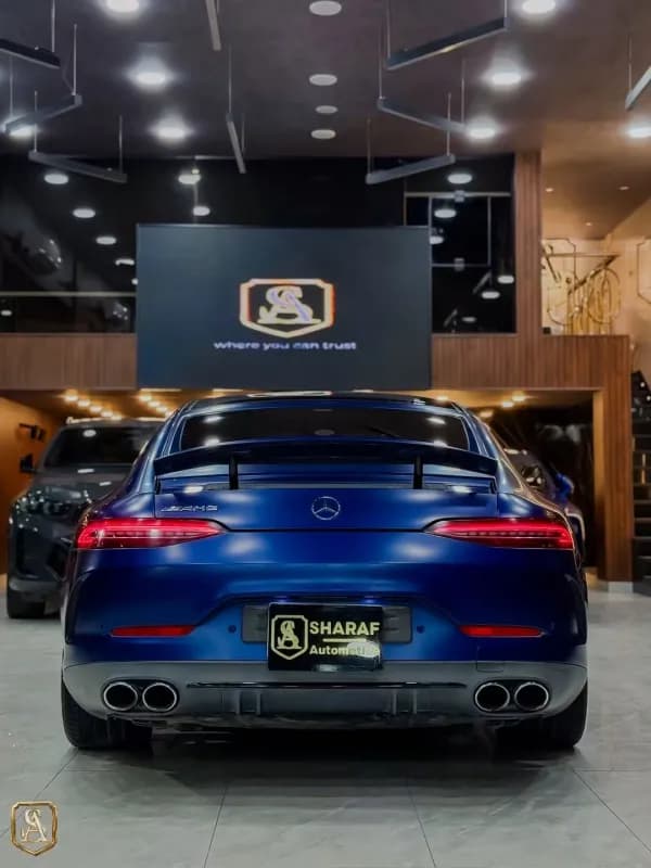 مرسيدس بنز GT53 2021 ايه ام جي أزرق أوتوماتيك — مستعملة