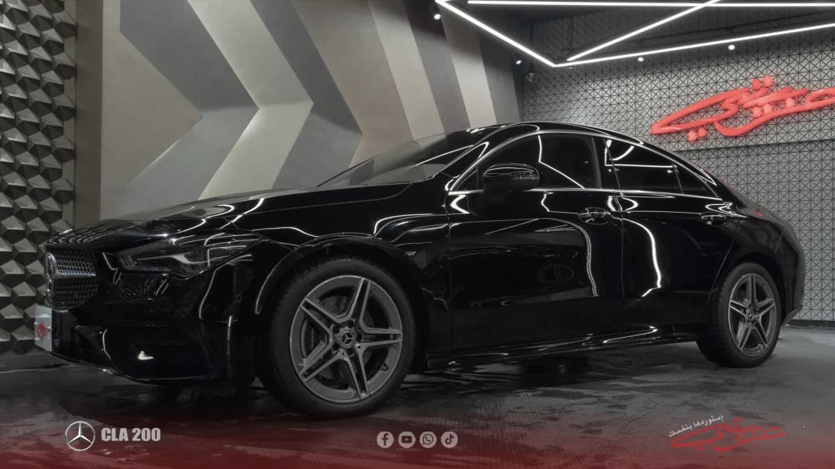 مرسيدس بنز CLA 200 2024 ايه ام جي أسود أوتوماتيك — جديدة