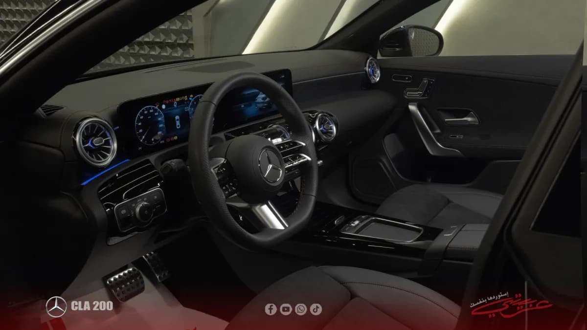 مرسيدس بنز CLA 200 2024 ايه ام جي أسود أوتوماتيك — جديدة