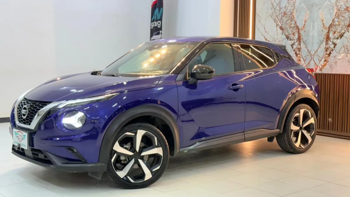 Nissan Juke 2021 Tekna Blue Automatic — Used