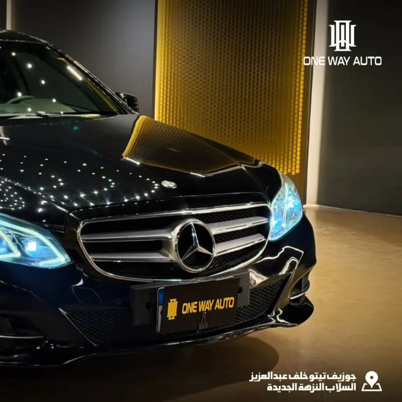 مرسيدس بنز E200 2014 أفنتجارد أسود أوتوماتيك — مستعملة