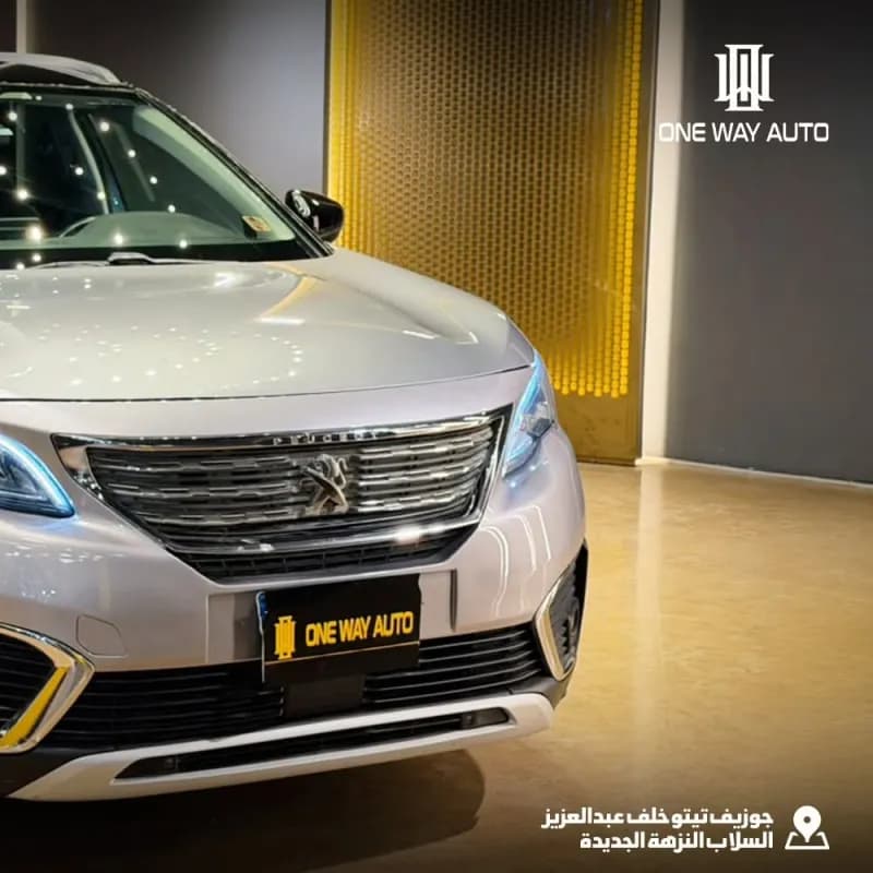 بيجو 5008 2019 الور باك فضي أوتوماتيك — مستعملة