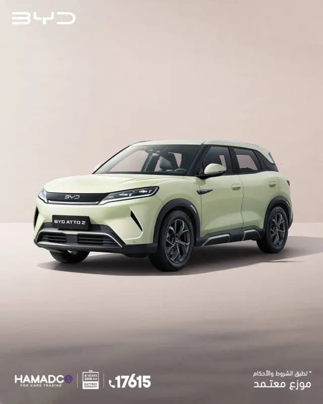 BYD Atto 2 2027 Luxury Green Automatic — New