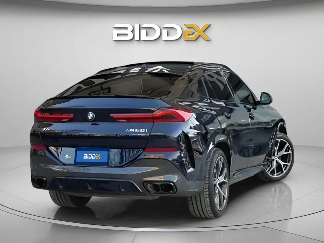 بي ام دبليو X6 2024 ام 60 اي اكس درايف أزرق أوتوماتيك — مستعملة