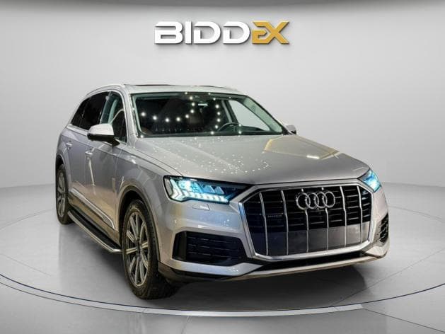 أودي Q7 2021 اس-لاين بلس فضي أوتوماتيك — مستعملة - 1