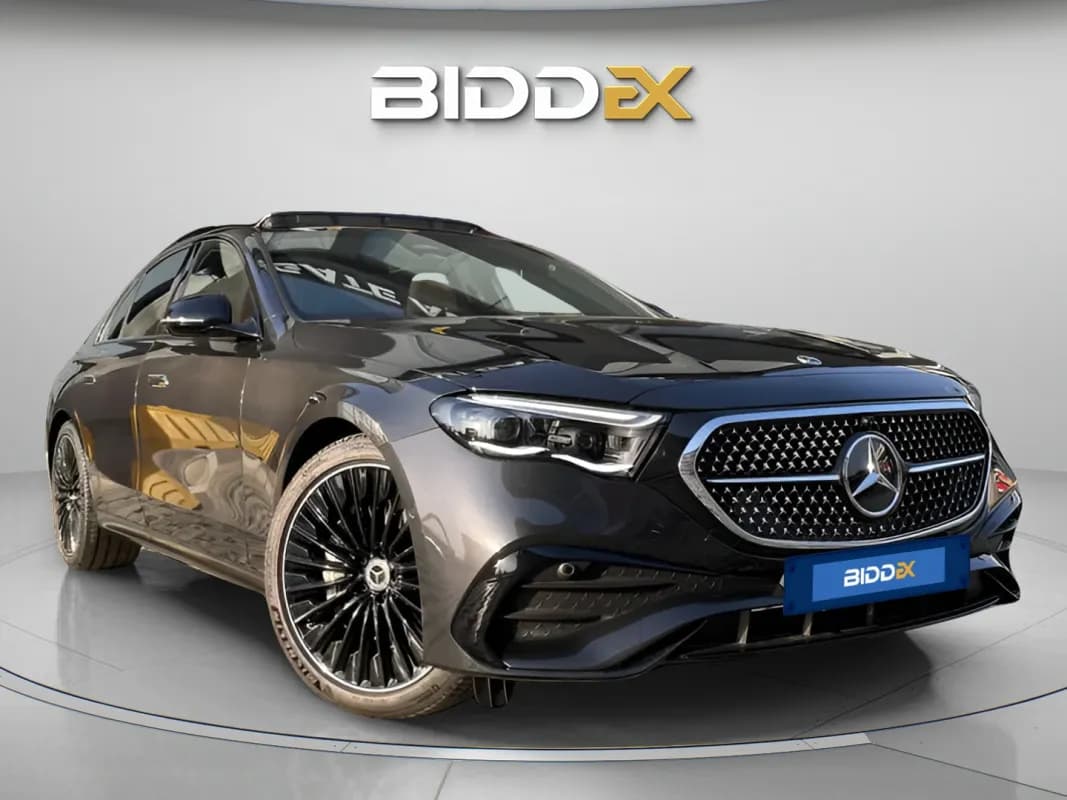 مرسيدس بنز E200 2025 بريميوم بلس رمادي أوتوماتيك — جديدة